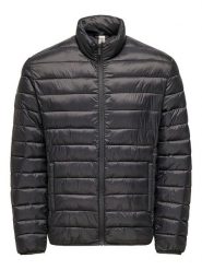 ONLY & SONS Kurtka pikowana "Gavin" w kolorze czarnym rozmiar: XXL. Czarne kurtki Only & Sons, xxl, bez wzorów, z poliamidu, bez kaptura. Za 144.92 zł.