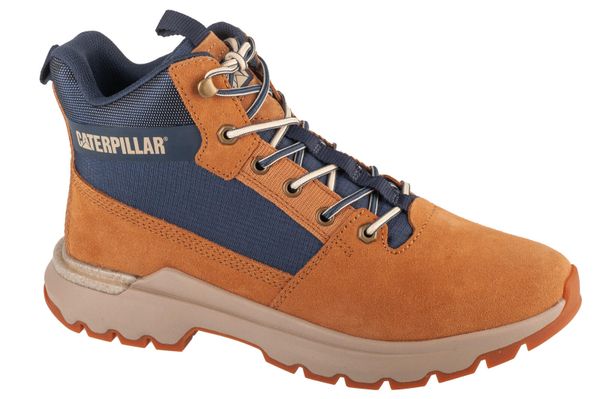 Trapery męskie, Colorado Sneaker. Brązowe trapery CATerpillar, z materiału, bez zapięcia. Za 459.99 zł.