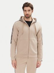 EA7 Emporio Armani Bluza 7M000209 AF12660 U6155 Beżowy Regular Fit. Brązowe bluzy EA7 Emporio Armani, m, bez wzorów, z bawełny, bez kaptura. Za 309.99 zł.
