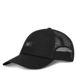 Czapka z daszkiem Calvin Klein. Czarne czapki z daszkiem CALVIN KLEIN, bez wzorów. Za 169.99 zł.