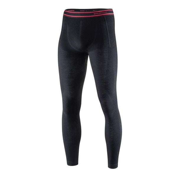 Legginsy wełniane z długą nogawką męskie Brubeck ACTIVE WOOL. Czarne legginsy długie sportowe Brubeck, l, bez wzorów, z elastanu, trekkingowe. Za 169.50 zł.