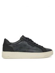 Guess Sneakersy FMJVIC ELL12 Czarny. Czarne buty sportowe casual Guess, z aplikacjami, ze skóry, bez zapięcia. Za 279.99 zł.