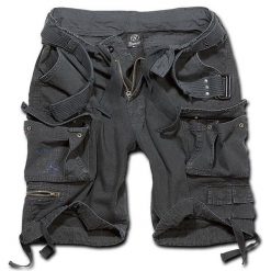 Szorty bushcraft męskie Brandit M65 Savage z Paskiem Vintage Czarne. Czarne szorty Brandit, m, bez wzorów, vintage. Za 275.50 zł.