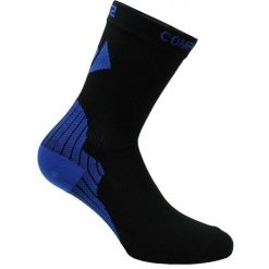 Skarpety kompresyjne Active Socks. Czarne skarpety SIXS, bez wzorów, z materiału. Za 155.50 zł.