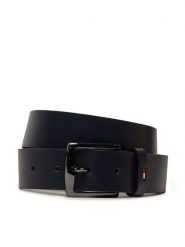 Tommy Hilfiger Pasek Męski Denton AM0AM12546 Granatowy. Niebieskie paski Tommy Hilfiger, bez wzorów, ze skóry. Za 119.99 zł.