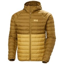 Ocieplana kurtka z kapturem Helly Hansen Banff. Brązowe kurtki Helly Hansen, m, bez wzorów, z poliesteru, z kapturem. Za 609.65 zł.