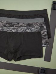 Bokserki 3 pack - wielobarwny. Bokserki Sinsay, l, bez wzorów. W wyprzedaży za 27.99 zł.