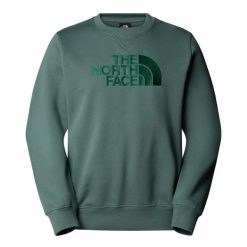 The North Face Bluza Drew Peak Crew Nf0A89Ek58S. Zielone bluzy The North Face, m, bez wzorów, bez kaptura. Za 273.99 zł.