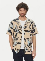 Only & Sons Koszula Piero 22034082 Beżowy Relaxed Fit. Brązowe koszule Only & Sons, m, bez wzorów, z bawełny, bez kołnierzyka, bez ramiączek. Za 99.99 zł.