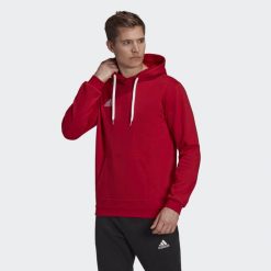 Bluza do piłki nożnej męska Adidas Entrada 22. Szare bluzy Adidas, m, bez wzorów, z bawełny, bez kaptura. Za 135.00 zł.