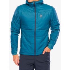 Kurtka ocieplana Black Diamond Solution Hoody. Niebieskie kurtki Black Diamond, bez wzorów, bez kaptura. Za 833.69 zł.