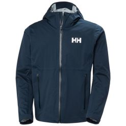 Kurtka wodoodporna Helly Hansen Momentum 3L. Niebieskie kurtki Helly Hansen, l, bez wzorów, bez kaptura. Za 1,031.50 zł.
