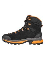 LOWA Skórzane botki trekkingowe "Corvara GTX" w kolorze czarnym rozmiar: 44,5. Czarne buty trekkingowe Lowa, bez wzorów, z gore-texu, bez zapięcia. Za 739.99 zł.