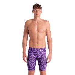 Strój startowy pływacki męskiArena ST Next LE Jammer Leopard. Fioletowe szorty Arena, m, bez wzorów, sportowe. Za 429.99 zł.