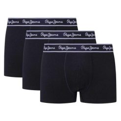 Bokserki Pepe Jeans (x3). Czarne bokserki Pepe Jeans, m, bez wzorów, z jeansu. Za 161.50 zł.