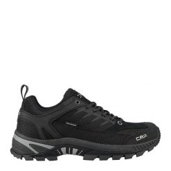 Buty trekkingowe męskie CMP RIGEL 2.0 LOW skóra wodoodporne. Czarne buty trekkingowe CMP, bez wzorów, ze skóry, bez zapięcia. Za 449.99 zł.