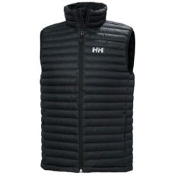 Kurtka puchowa bez rękawów Helly Hansen Sirdal. Czarne kurtki Helly Hansen, m, bez wzorów, z materiału, bez kaptura. Za 458.15 zł.