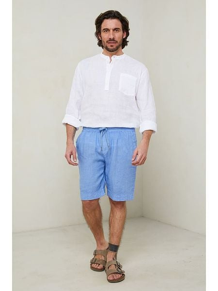 Lin Passion Szorty w kolorze błękitnym rozmiar: M/L. Niebieskie szorty Lin Passion, l, bez wzorów, z bawełny. Za 105.38 zł.