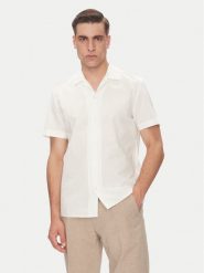 Baldessarini Koszula B3 76001.3703 Biały Regular Fit. Białe koszule Baldessarini, m, bez wzorów, z bawełny, bez kołnierzyka, bez ramiączek. Za 499.99 zł.