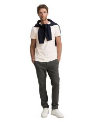 Tom Tailor Koszulka w kolorze kremowym rozmiar: XXL. Brązowe bezrękawniki Tom Tailor, xxl, bez wzorów, bez kołnierzyka, bez ramiączek. Za 41.59 zł.