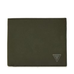 Mały Portfel Męski Guess. Zielone portfele Guess, z aplikacjami. Za 209.99 zł.