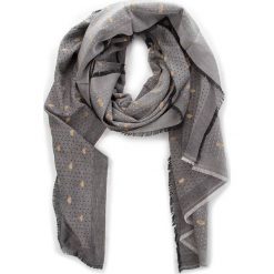 Szal TWINSET - Sciarpa AA8P1M Nero 00006. Szare szaliki Twinset, bez wzorów, z bawełny. W wyprzedaży za 259.00 zł.