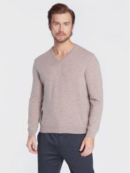 United Colors Of Benetton Sweter 1002U4407 Beżowy Regular Fit. Brązowe swetry rozpinane United Colors Of Benetton, m, bez wzorów, z wełny, bez kołnierzyka, bez ramiączek. Za 179.99 zł.
