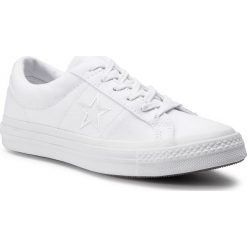 Tenisówki CONVERSE - One Star Ox 163377C White/White/White. Trampki Converse. W wyprzedaży za 219.00 zł.