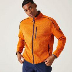 Polar męski Kassam. Brązowe bluzy z polaru Regatta, m, bez wzorów, z polaru, bez kaptura. W wyprzedaży za 129.99 zł.