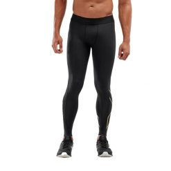 Legginsy treningowe męskie 2XU Force Compression. Czarne bielizna termoaktywna 2XU, m, bez wzorów, bez ramiączek. Za 667.50 zł.