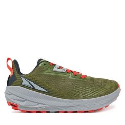 Buty do biegania Altra. Zielone buty do biegania Altra, bez wzorów, bez zapięcia, do biegania. Za 489.99 zł.