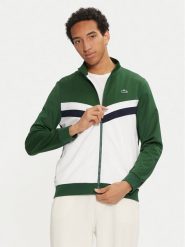 Lacoste Bluza SH2646 Zielony Regular Fit. Zielone bluzy LACOSTE, m, bez wzorów, z syntetyku, bez kaptura. Za 649.99 zł.
