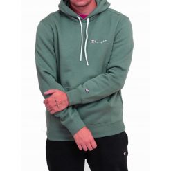 Bluza na co dzień męska CHAMPION z kapturem. Czarne bluzy z kapturem Champion, na zimę, m, bez wzorów, z kapturem. Za 289.00 zł.