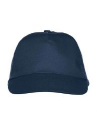 Clique Texas Cap - czapka 5-panelowa z bawełny, regulowana. Niebieskie czapki z daszkiem CLIQUE, bez wzorów, z bawełny. Za 77.89 zł.