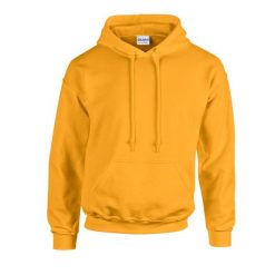 Bluza Z Kapturem Dla Dorosłych Unisex Heavy Blend. Żółte bluzy GILDAN, m, bez wzorów, z kapturem. Za 74.99 zł.