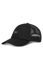 Calvin Klein Czapka z daszkiem Monologo Woven Patch Trucker LV04D5099G Czarny. Czarne czapki z daszkiem CALVIN KLEIN, bez wzorów, z bawełny. Za 169.99 zł.