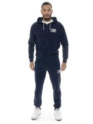 Dres męski z kapturem Leone Boxing Legend z bawełny bez przetarć. Niebieskie komplety dresowe LEONE 1947 APPAREL, m, bez wzorów, z bawełny, bez ramiączek. Za 189.41 zł.