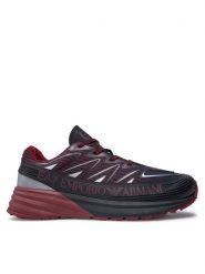 EA7 Emporio Armani Sneakersy X8X129 XK307 U027 Czarny. Czarne buty sportowe casual EA7 Emporio Armani, bez wzorów, ze skóry, bez zapięcia. Za 579.99 zł.