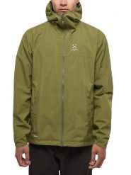 Haglöfs Kurtka funkcyjna "Korp Proof" w kolorze khaki rozmiar: M. Brązowe kurtki outdoor i hardshell Haglöfs, m, bez wzorów, z materiału, bez kaptura. Za 318.47 zł.