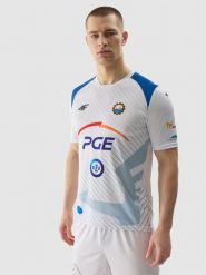 4F Koszulka klubowa z sezonu 22/23 męska 4F x Stal Mielec - multikolor XL. Białe t-shirty 4F, m, z aplikacjami, z dzianiny, bez kołnierzyka, bez ramiączek. Za 199.99 zł.