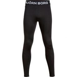 Björn Borg legginsy męskie Aidan Tights L czarne. Czarne legginsy długie sportowe Björn Borg, l, bez wzorów, na fitness i siłownię. Za 225.00 zł.