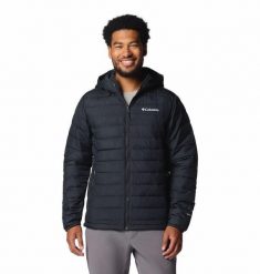 Kurtka uniwersalna męska Columbia Powder Lite Ii. Czarne kurtki Columbia, l, bez wzorów, z materiału, z kapturem. Za 449.99 zł.