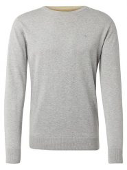 Tom Tailor Sweter w kolorze szarym rozmiar: XL. Szare swetry nierozpinane Tom Tailor, xl, bez wzorów, bez kołnierzyka, bez ramiączek. Za 70.45 zł.