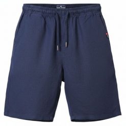 Letnie Lniane Szorty (Krótkie Spodenki) - Pako Jeans - Granatowe. Szorty Pako Jeans, l, bez wzorów, z jeansu, klasyczne. Za 159.00 zł.