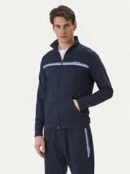 BOSS Bluza Authentic 50554779 Granatowy Regular Fit. Niebieskie bluzy Boss, m, bez wzorów, z bawełny, bez kaptura. Za 429.99 zł.