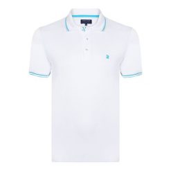 Giorgio Di Mare Koszulka Polo Męska L Biała. Białe koszulki polo sportowe Giorgio Di Mare, l, z aplikacjami, bez kołnierzyka, bez ramiączek. Za 139.00 zł.
