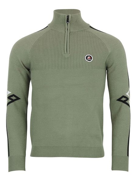 Peak Mountain Sweter "Ciao" w kolorze zielonym rozmiar: L. Zielone swetry nierozpinane Peak Mountain, l, bez wzorów, bez kołnierzyka, bez ramiączek. Za 249.17 zł.