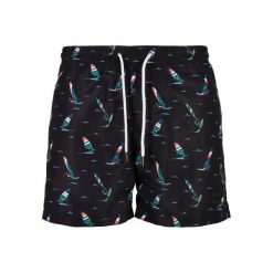 Spodenki kąpielowe Urban Classics pattern. Czarne kąpielówki Urban Classics, m, bez wzorów, krótkie. Za 106.70 zł.