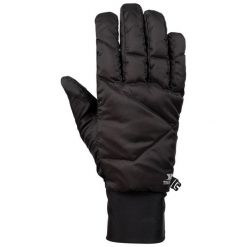 Rękawiczki Unisex Dla Dorosłych Puch Vinny. Czarne rękawiczki Trespass, bez wzorów, z materiału. Za 292.99 zł.
