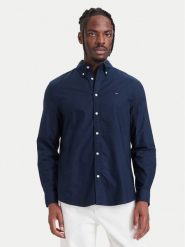 Tommy Jeans Koszula Oxford DM0DM23711 Granatowy Regular Fit. Niebieskie koszule Tommy Jeans, m, bez wzorów, z bawełny, bez kołnierzyka, bez ramiączek. Za 329.99 zł.